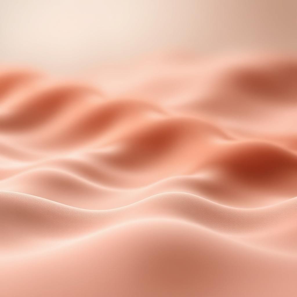 A serene and soothing visualization of pink and brown noise variations, captured in a soft, dreamlike atmosphere. The foreground features undulating patterns of warm, earthy tones and gentle, pulsing waveforms, creating a sense of tranquility and natural rhythm. The middle ground showcases more intricate, fractal-like textures in shades of blush and chocolate, subtly shifting and evolving. In the background, a hazy, ambient glow bathes the scene, evoking a calming, meditative vibe. The overall composition is balanced and harmonious, inviting the viewer to immerse themselves in the comforting soundscape and find respite for a peaceful slumber.