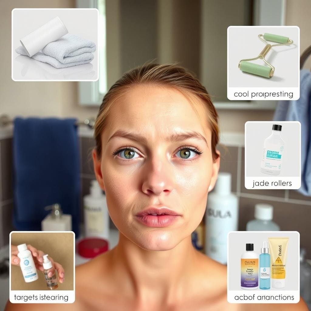 face bloated in the morning